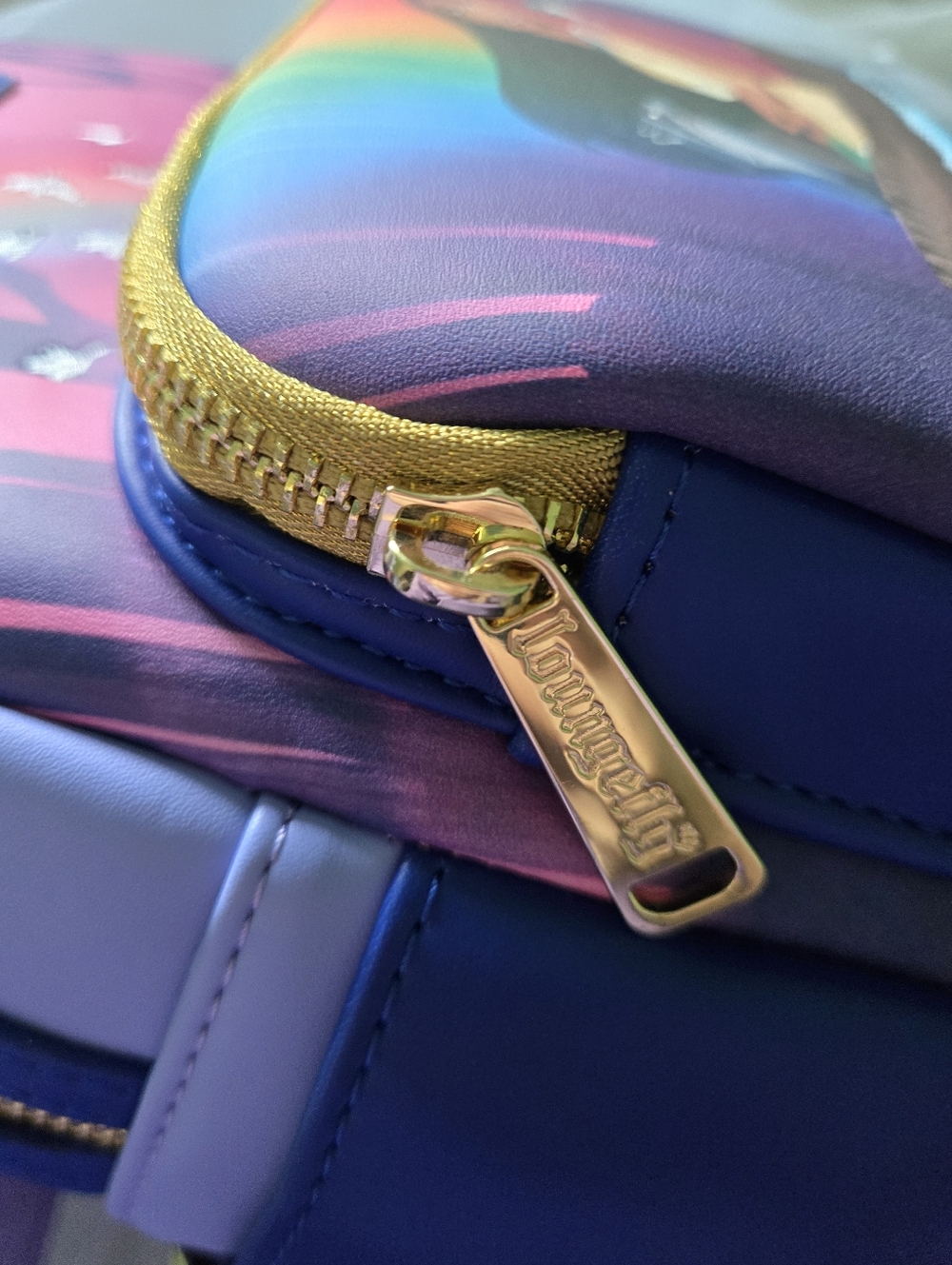 Loungefly Disney Pocahontas Rainbow Mini Backpack NWT - Picture 7 of 7